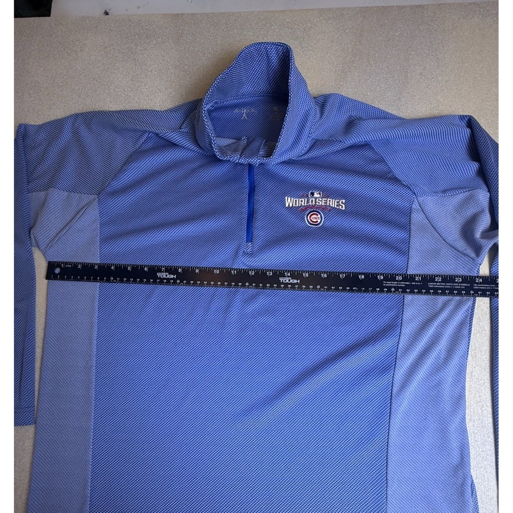Chicago Cubs World Series 2016 1/4 Zip Pullover Womens Size Extra Large-545‎ - Picture 6 of 9